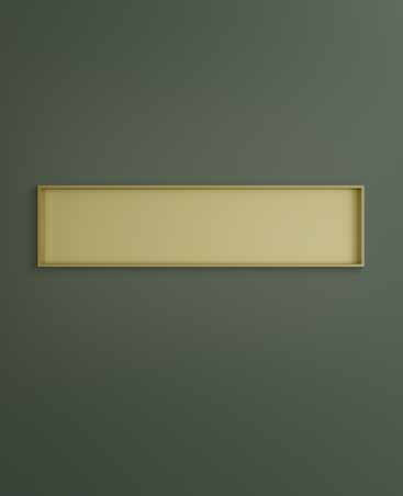 Hotbath &More frameless inbouwnis 30x120x10cm RVS