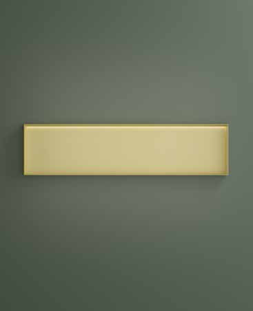 Hotbath &More frameless inbouwnis met verlichting 30x120x10cm RVS