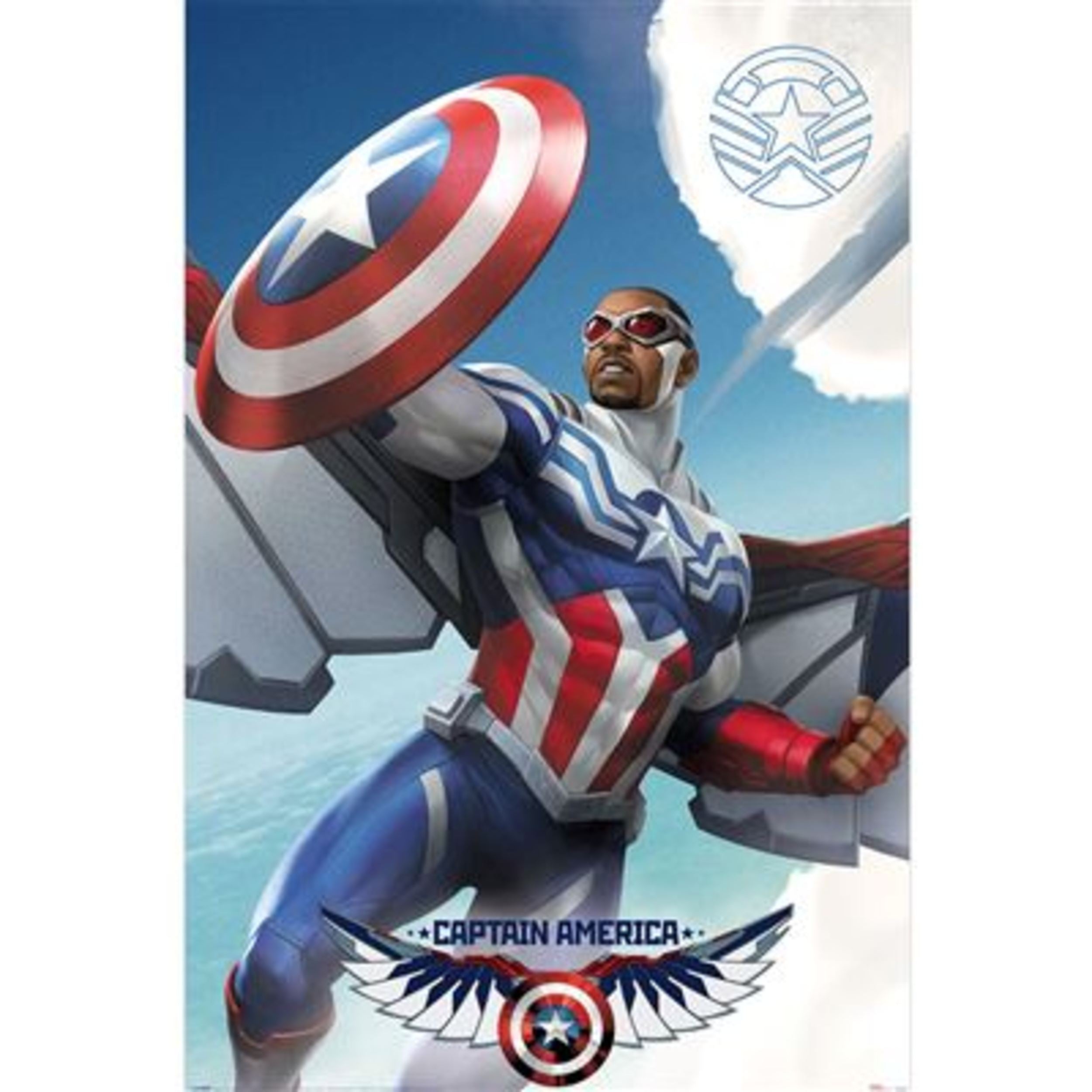 Pyramid Poster Marvel - Captain America Flying 61x91,5cm