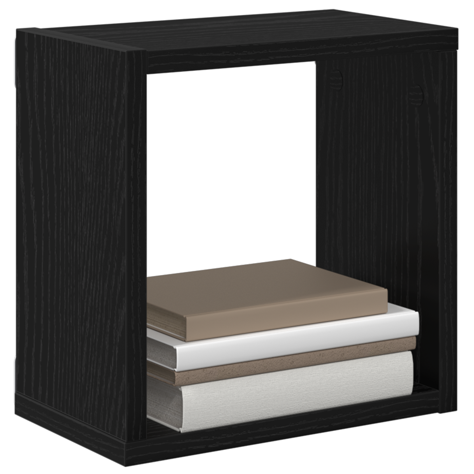 vidaXL Wandplanken Zwart Eiken MDF 26 x 15 x 26 cm Wandplanken