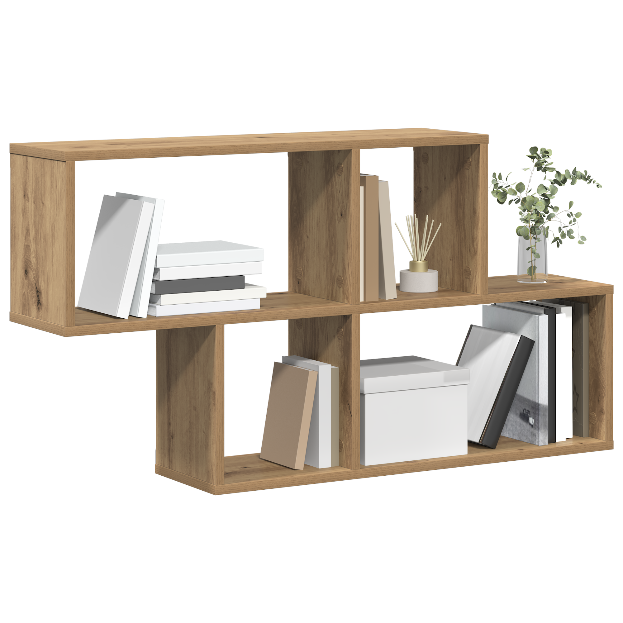 vidaXL Wandplank Artisan Eiken 100x20x53 cm Geengineerd Hout