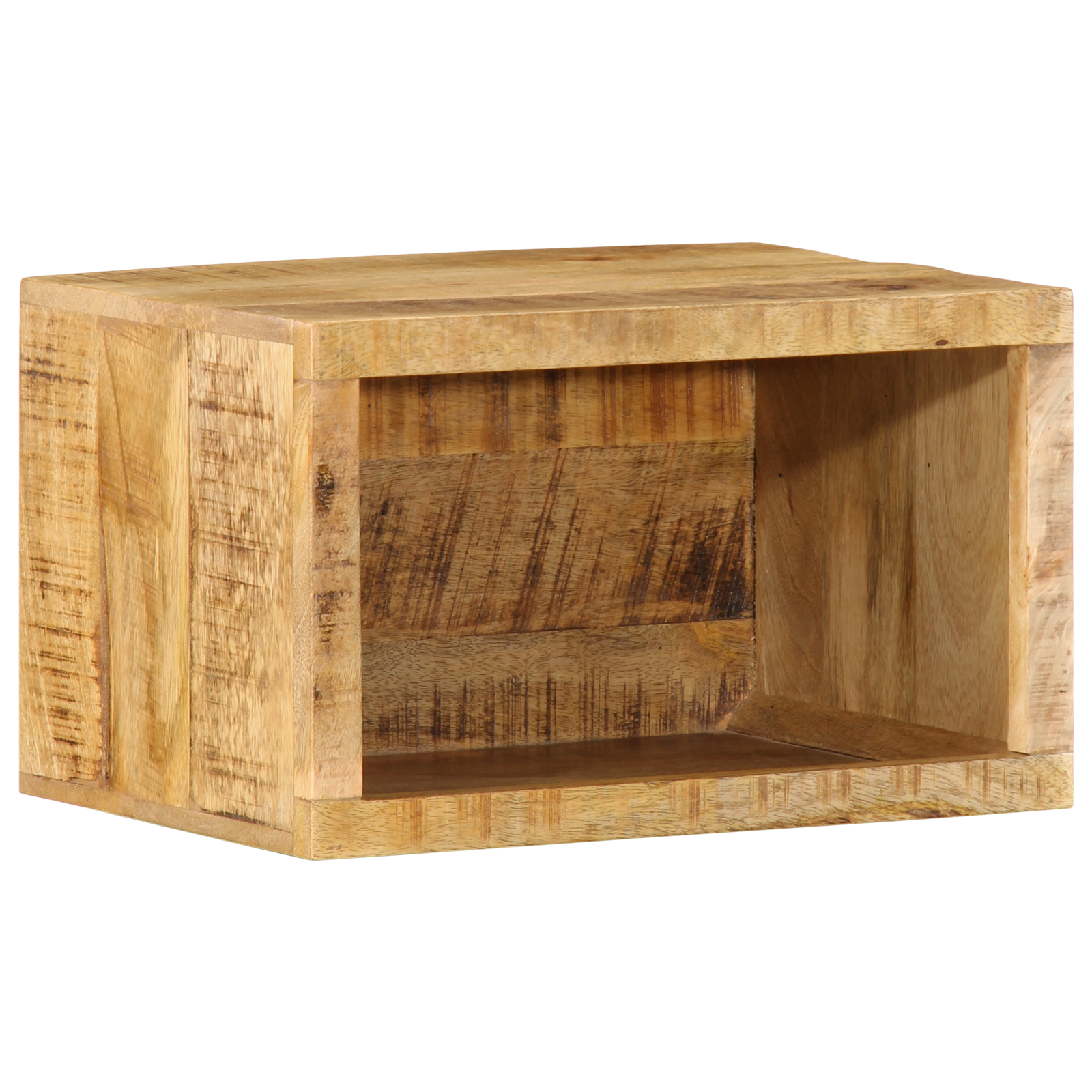 vidaXL Wandkastje 40x30x25 cm Massief Hout Ruw Mango