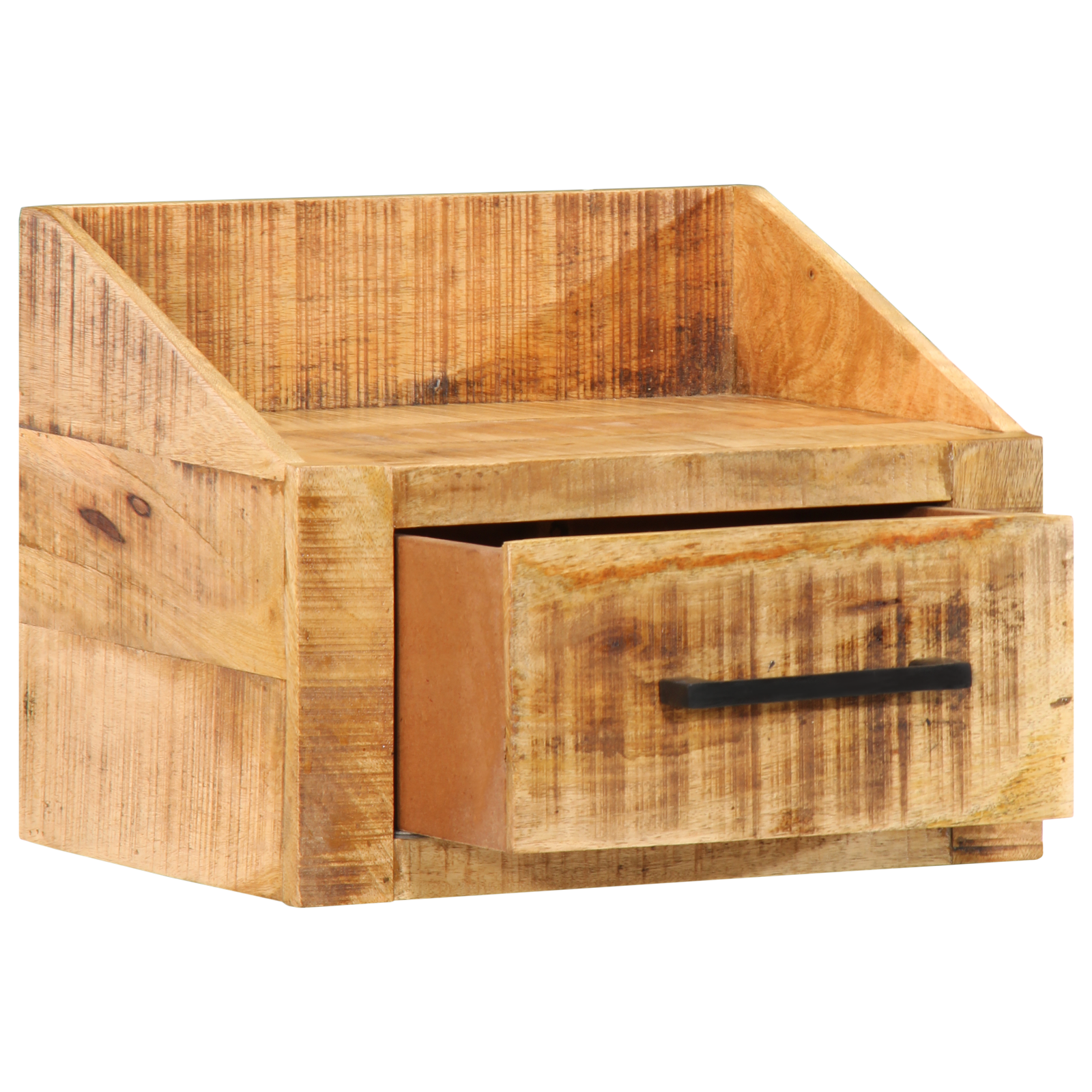 vidaXL Nachttafel 40x30x30 cm Massief Hout Ruw Mango