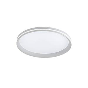 Fabas Luce LED-Deckenlampe Isy, wei&szlig;, &Oslash; 45 cm, Metall, CCT, dimmbar