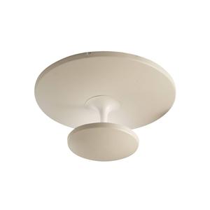 Fabas Luce LED-Deckenlampe Conrad, sandfarben, &Oslash; 50 cm, Metall, dimmbar