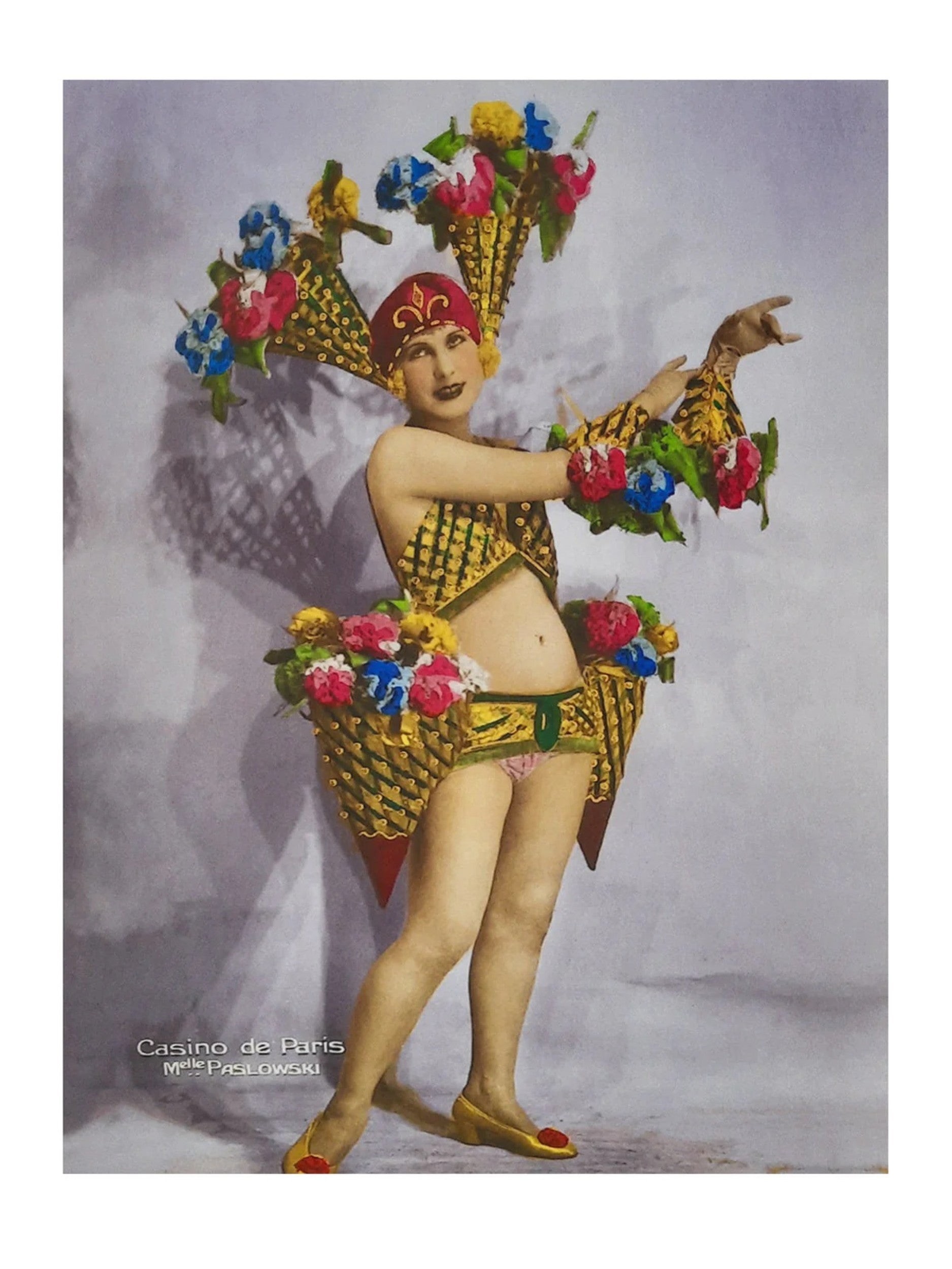 PGM Kunstdruk - Casino de Paris Mlle Paslowski 30x40cm