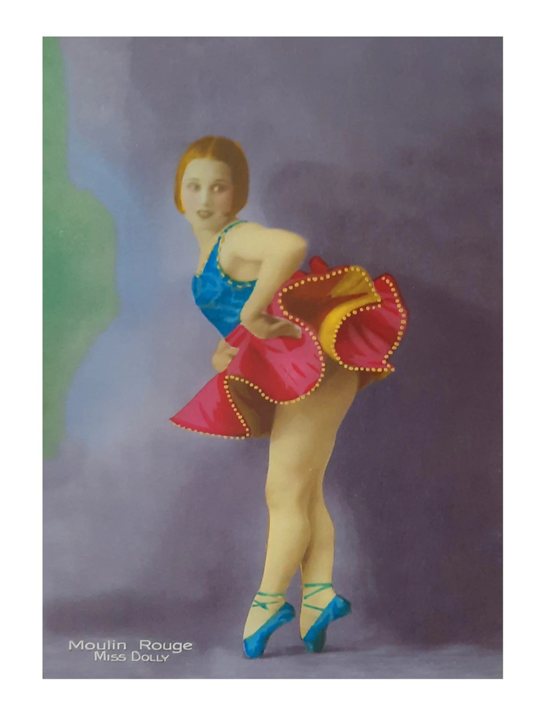 PGM Kunstdruk - Moulin Rouge Miss Dolly 30x40cm
