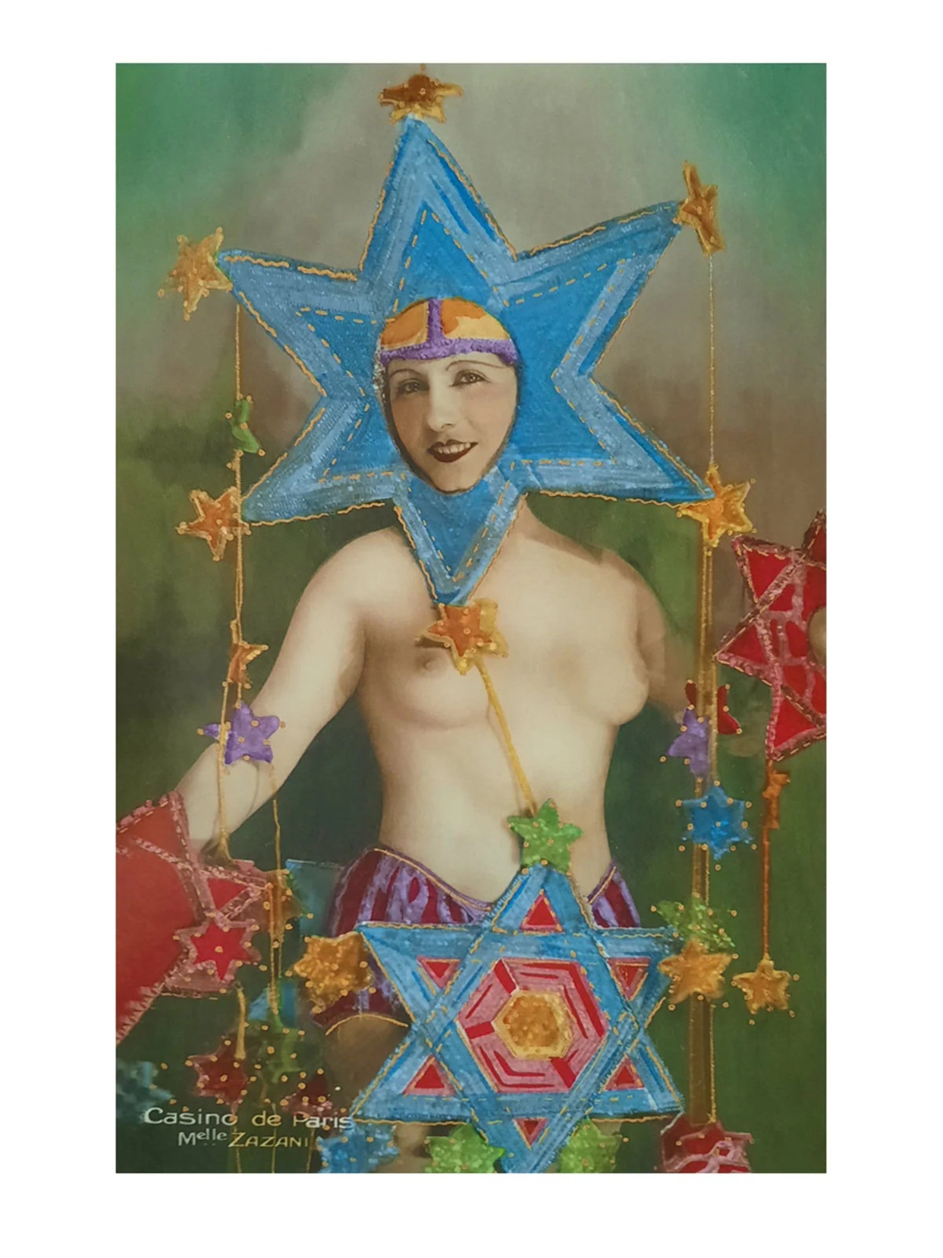 PGM Kunstdruk - Casino de Paris Mlle Zazani l 30x40cm