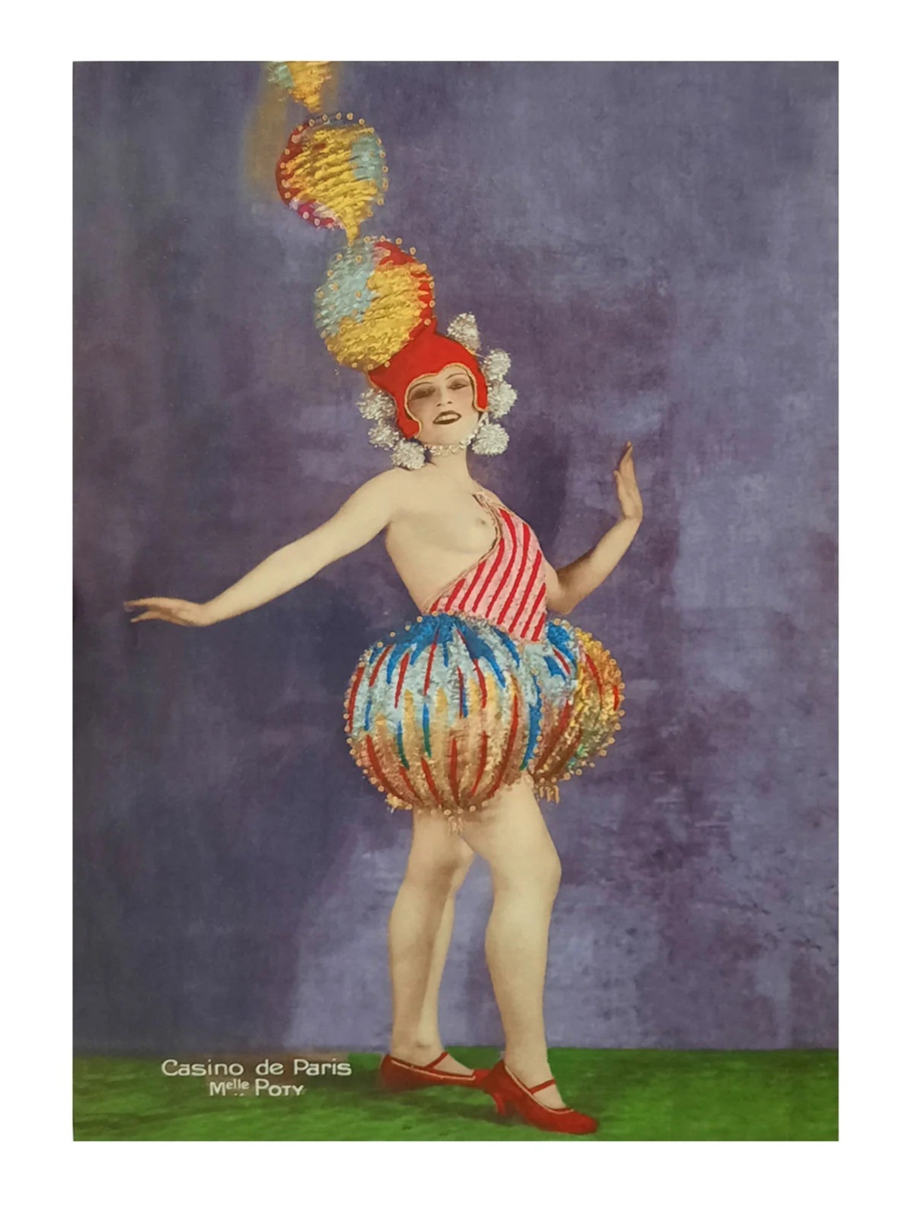 PGM Kunstdruk - Casino de Paris Mlle Poty 30x40cm