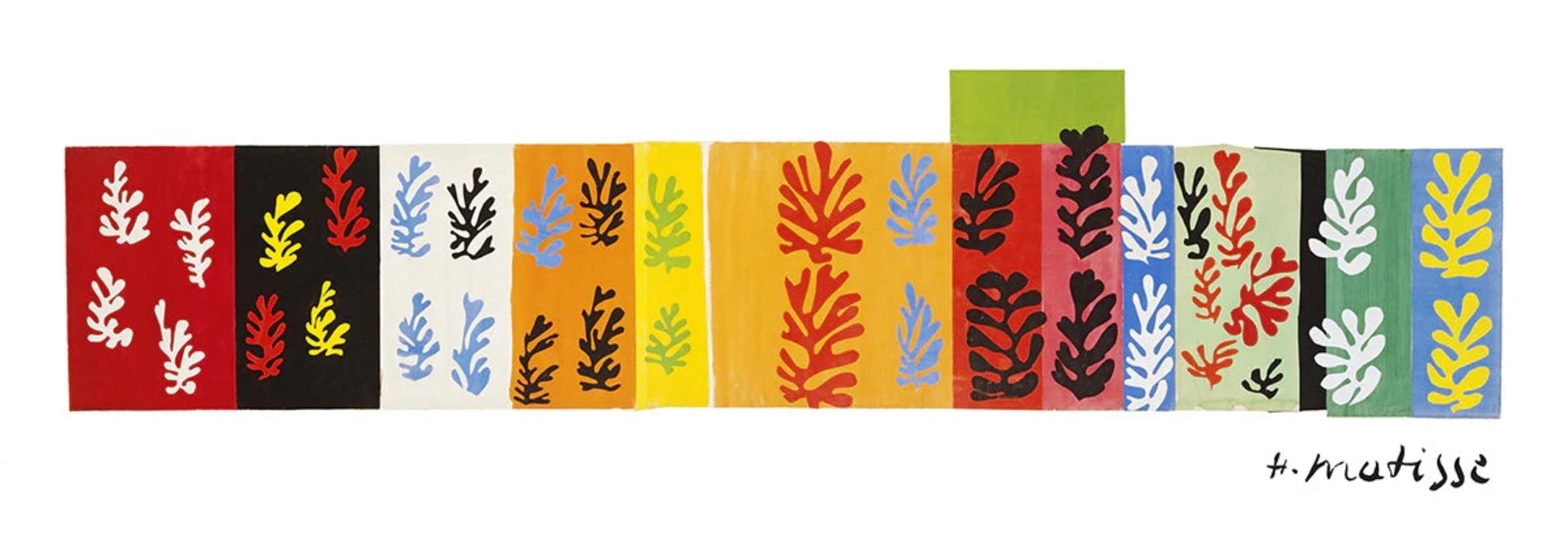 PGM Kunstdruk Henri Matisse - Les Velours Small 100x35cm