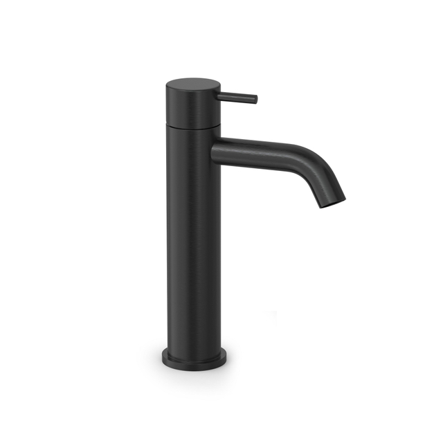 Hotbath COBBER Wastafelmengkraan zonder waste Geborsteld zwart PVD CB003MCMBP