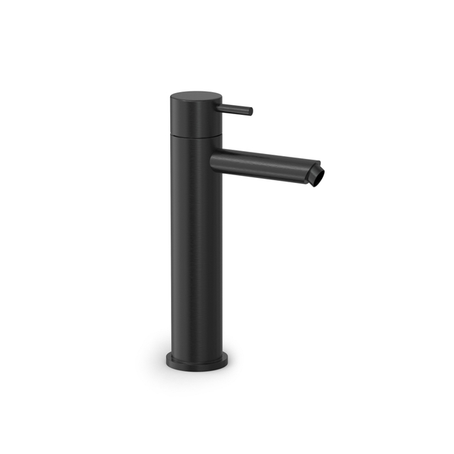 Hotbath COBBER Wastafelmengkraan zonder waste Geborsteld zwart PVD CB003MSMBP