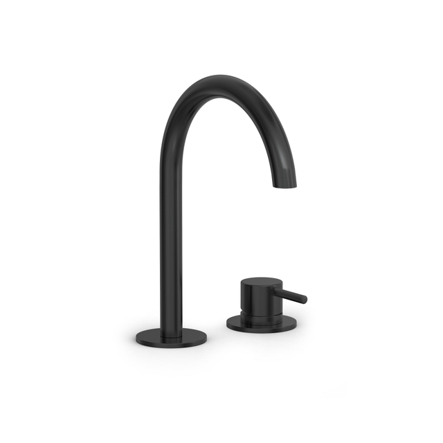 Hotbath COBBER Wastafelmengkraan 2 gats Geborsteld zwart PVD CB023MBP