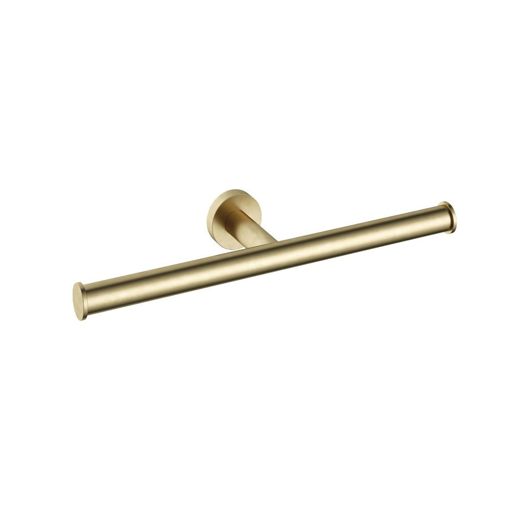 Hotbath &More dubbele toiletrolhouder geborsteld messing