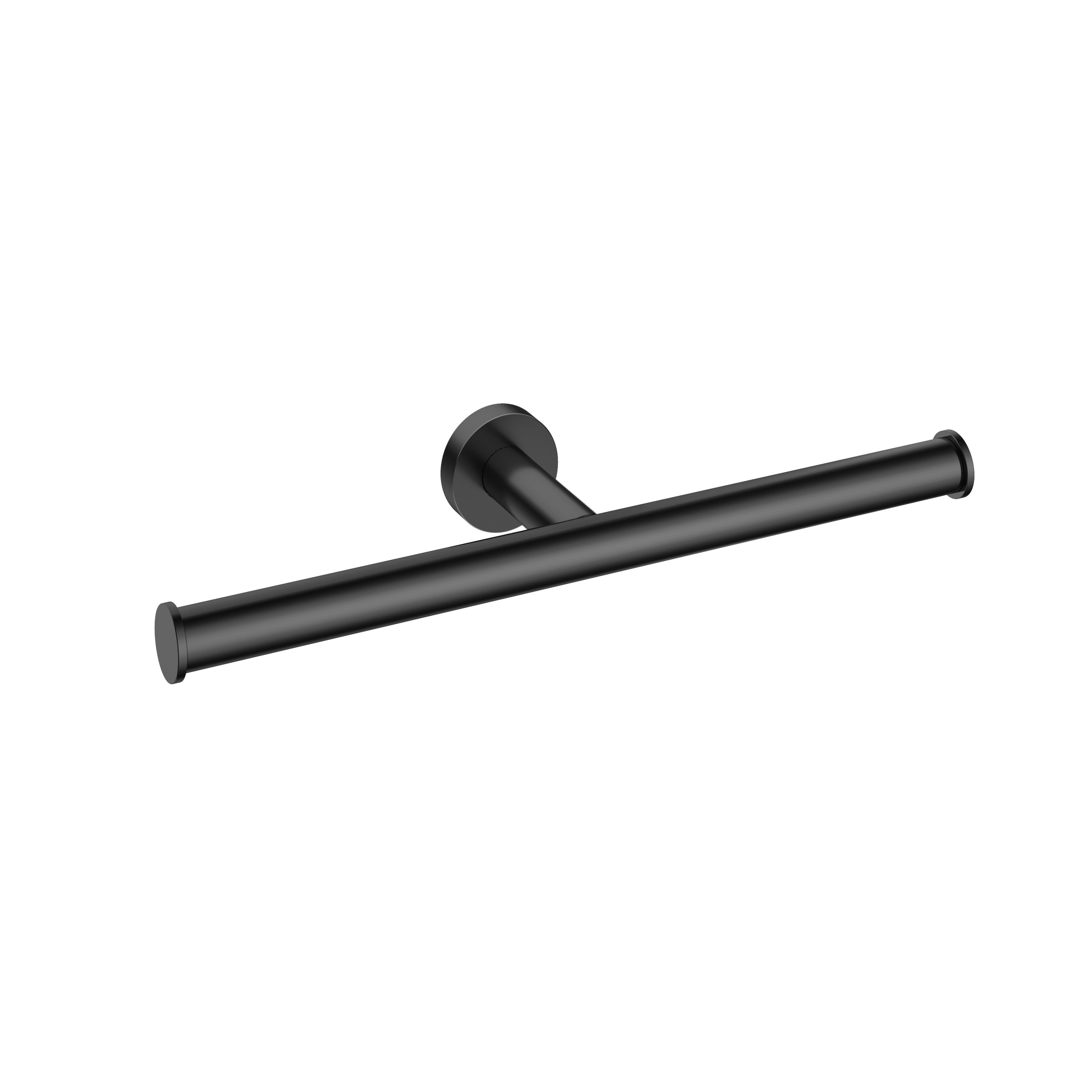Hotbath &More dubbele toiletrolhouder gepolijst zwart PVD