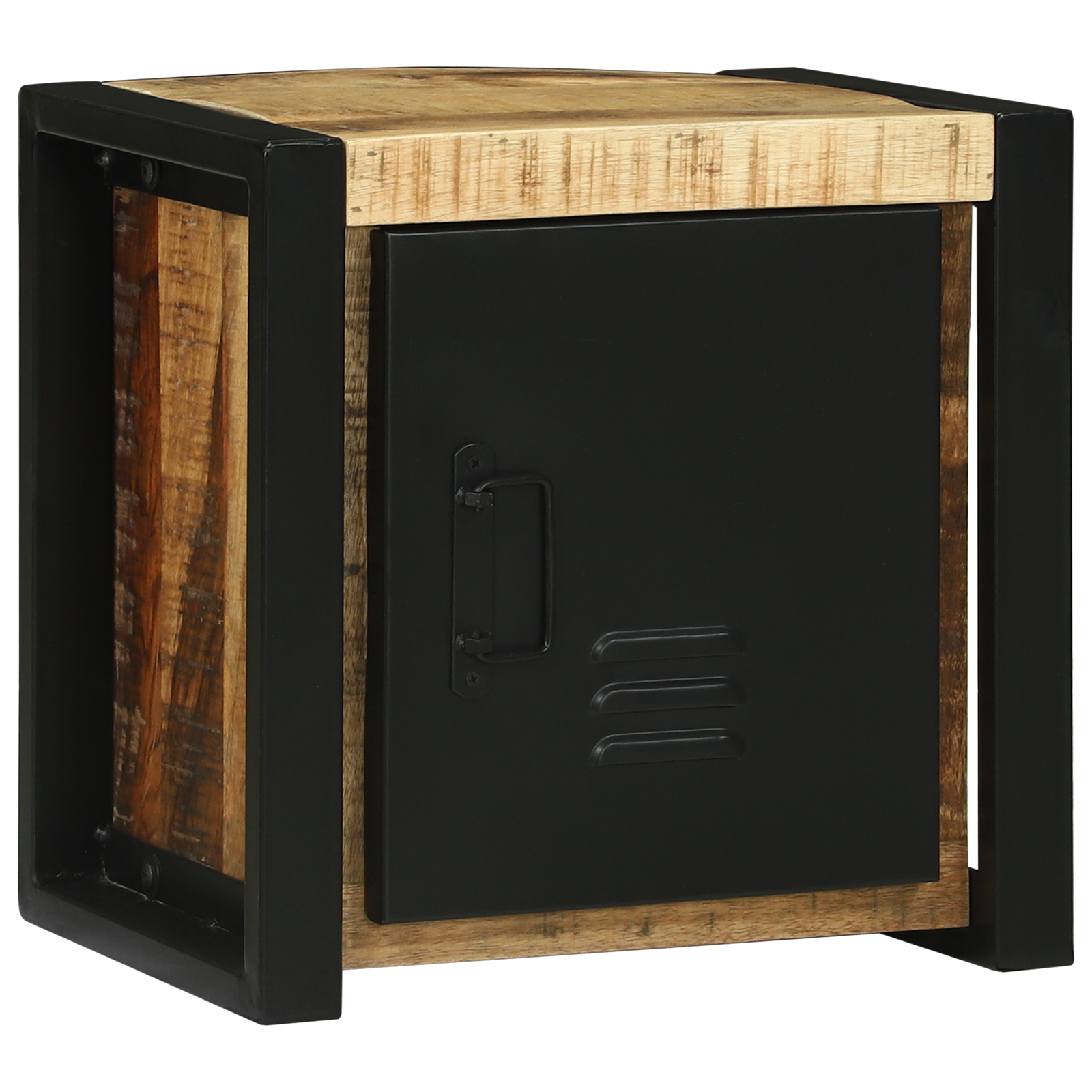 vidaXL Badkamer Wandkast 40x30x40 cm Massief Hout Ruw Mango