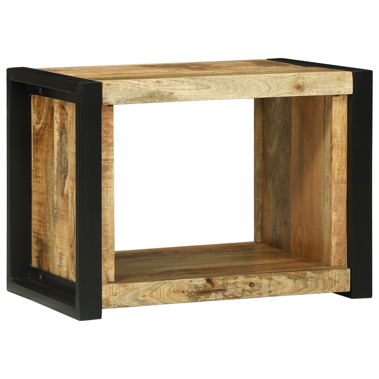 vidaXL Wandkubus 55x35x40 cm Massief Mangohout