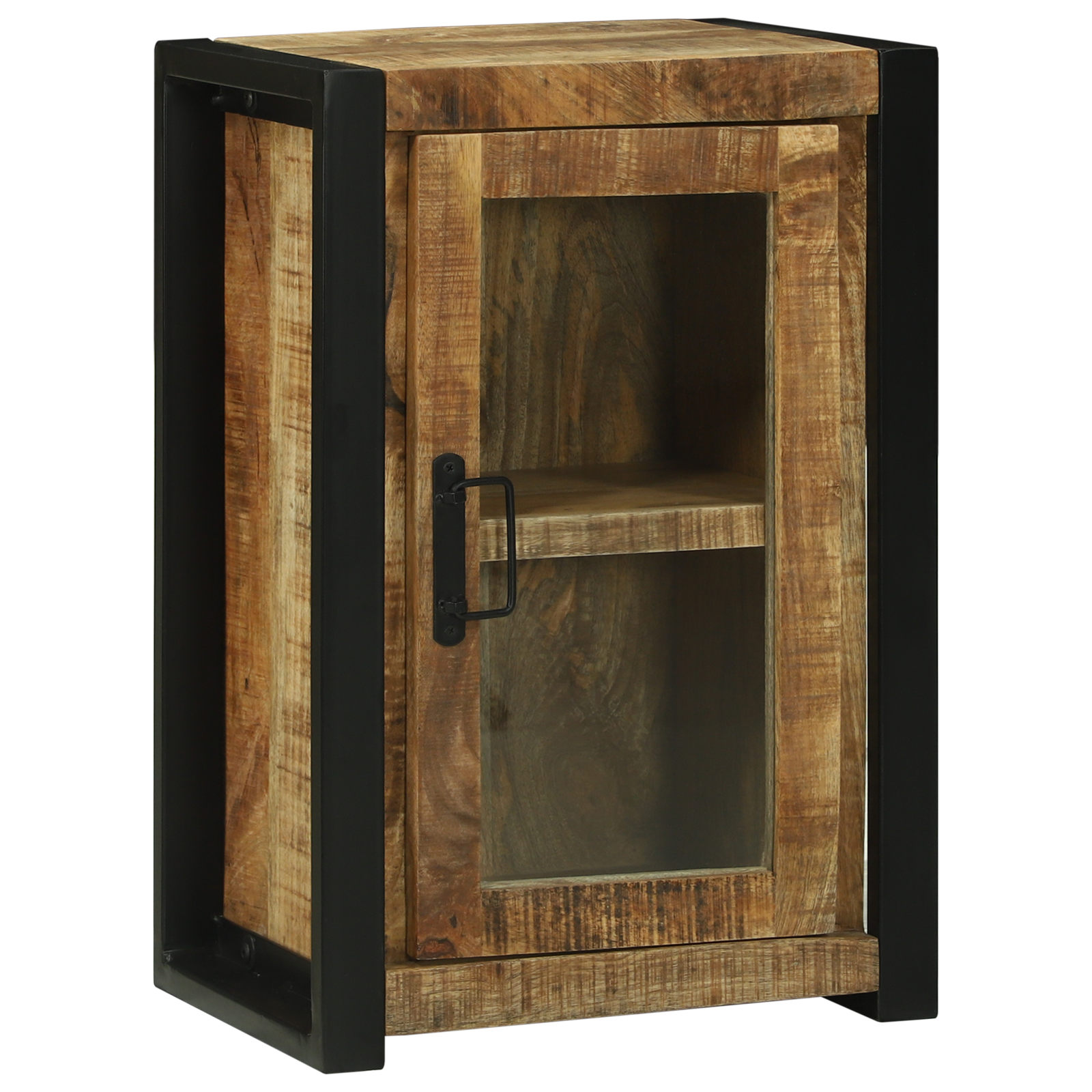 vidaXL Badkamer Wandkast 40x30x60 cm Massief Ruw Mango