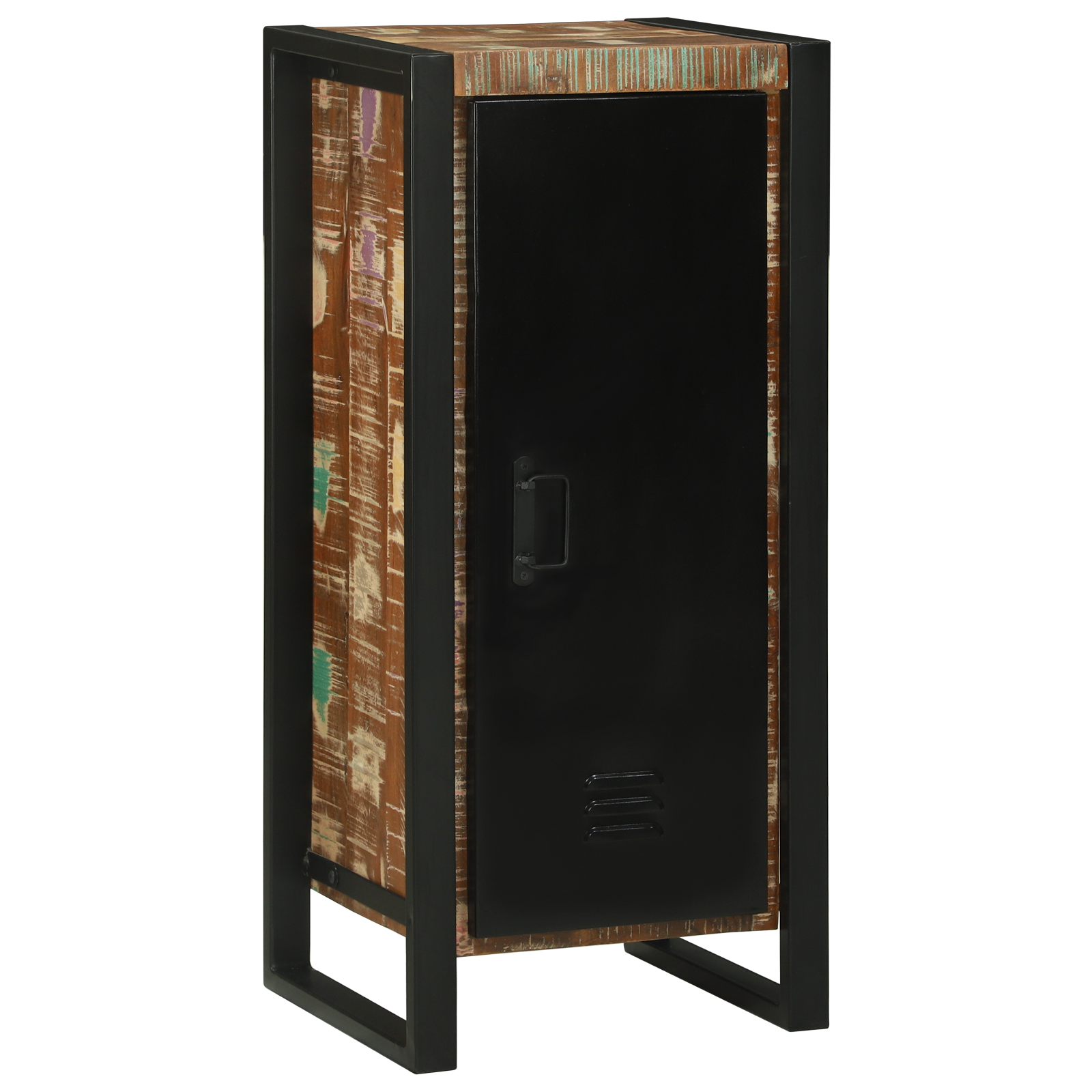 vidaXL Badkamer Wandkast 40x35x90 cm Van Gerecycled Massief Hout