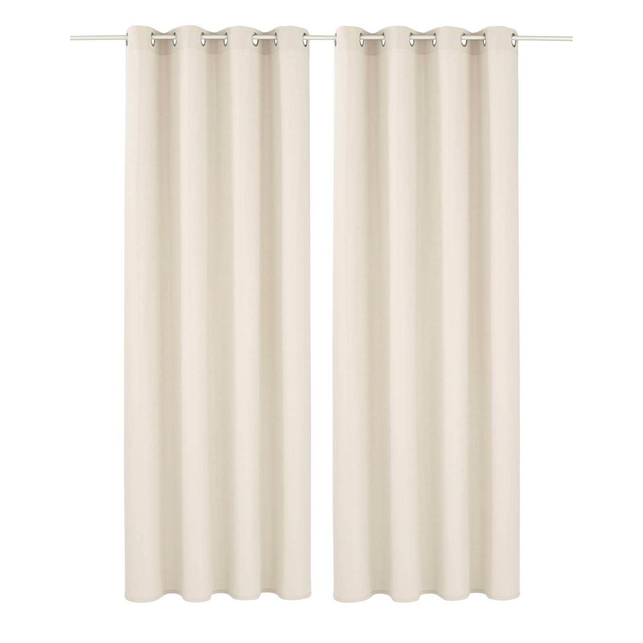 My home Gordijn Raja 2-pack, bestseller, effen, modern, onderhoudsvriendelijke microvezel (2 stuks)