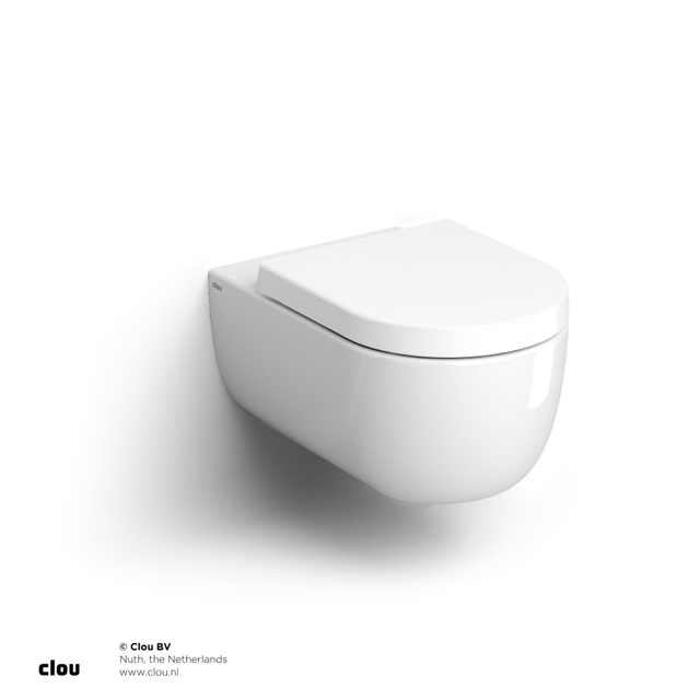 Clou Hammock toiletpack diepspoel 56x38cm met softclose toiletzitting wit CL/04.01060.01