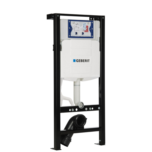 Geberit/Plieger Geberit UP320 inbouwreservoir met Plieger frame - frontbediening - dual flush - met isolatiemat 950157