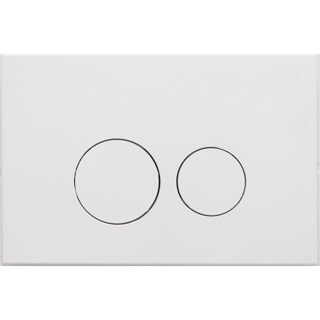 Geberit QeramiQ Dely Swirl Toiletset - 36.3x51.7cm -  UP320 Burda inbouwreservoir - slim zitting - mat witte metalen bedieningsplaat - ronde knoppen - wit glans 0701131/SW706190/SW1000766/SW1026256