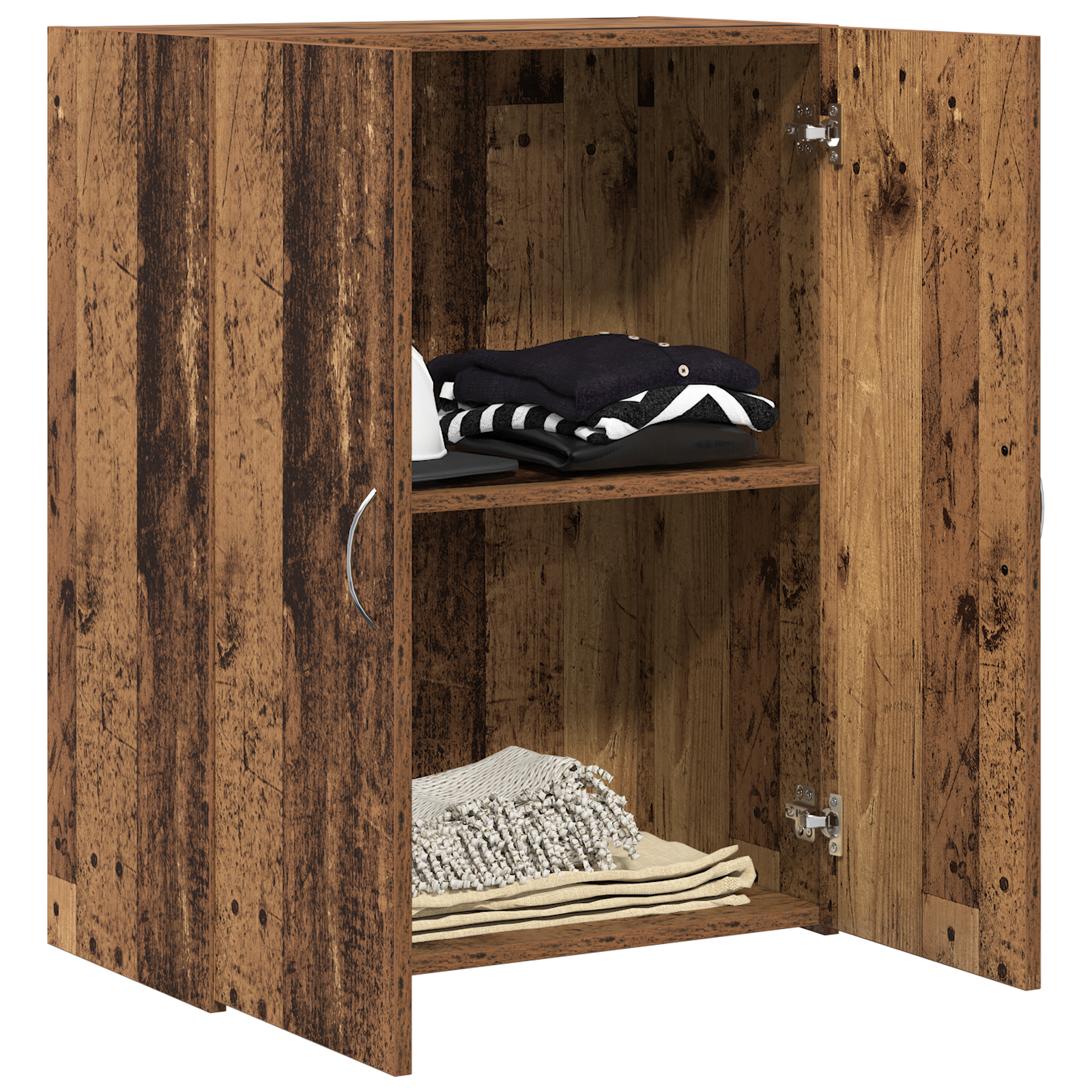 vidaXL Kantoor Kast Oude Hout 60 x 32 x 77,5 cm - Gelaagd Hout