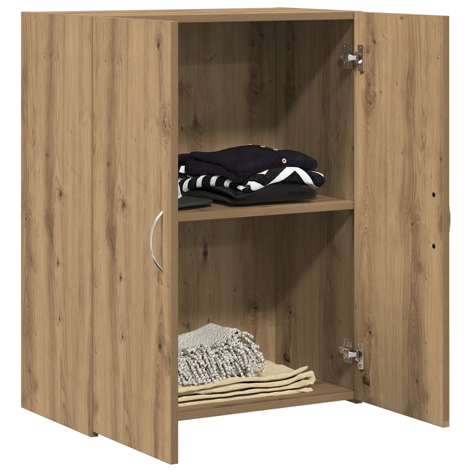 vidaXL Bureaukast - Ambachtelijk Eiken - 60 x 32 x 77,5 cm - Plaatmateriaal