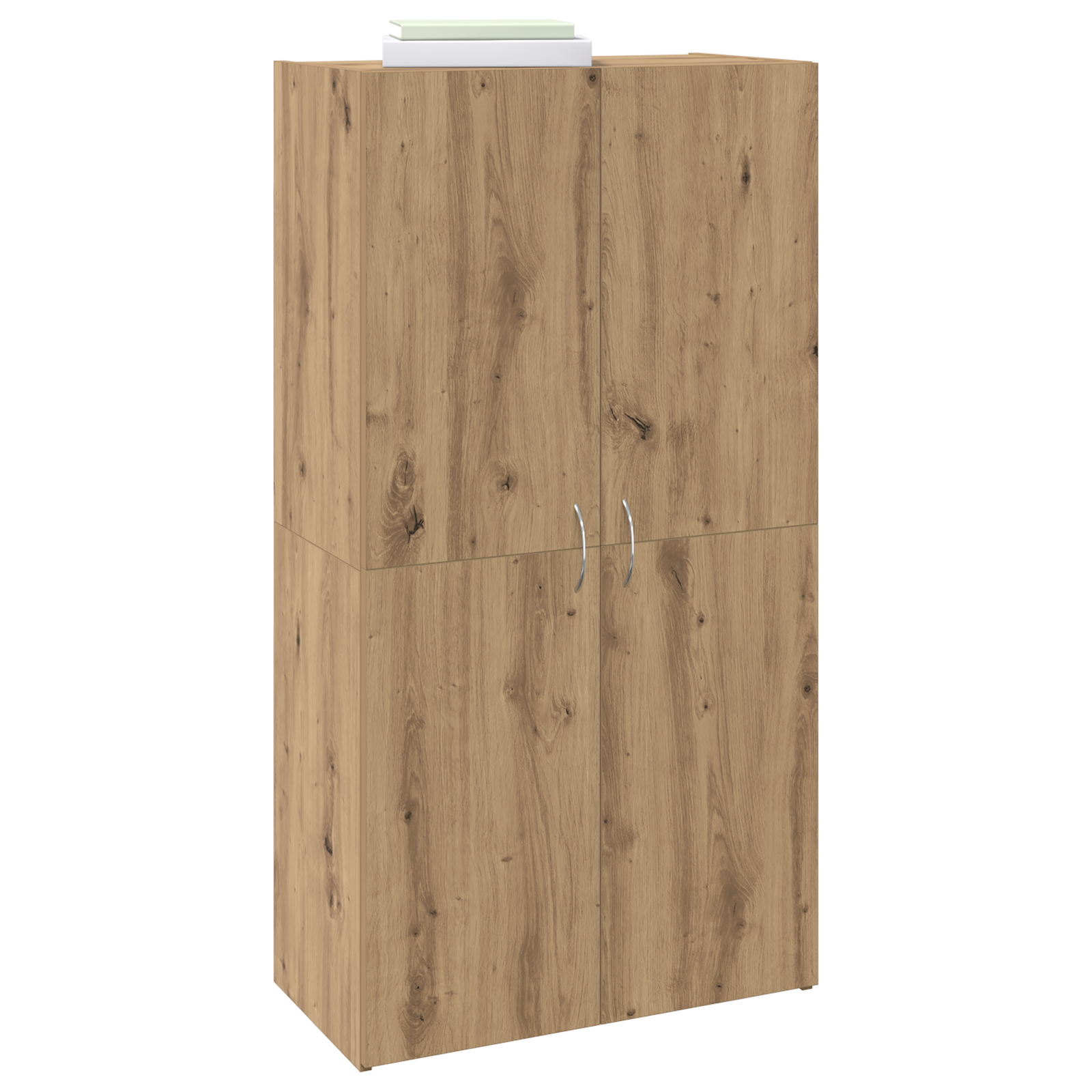 vidaXL Kantoor kast met plank artisanaal eikenkleurig 60 x 32 x 115 cm