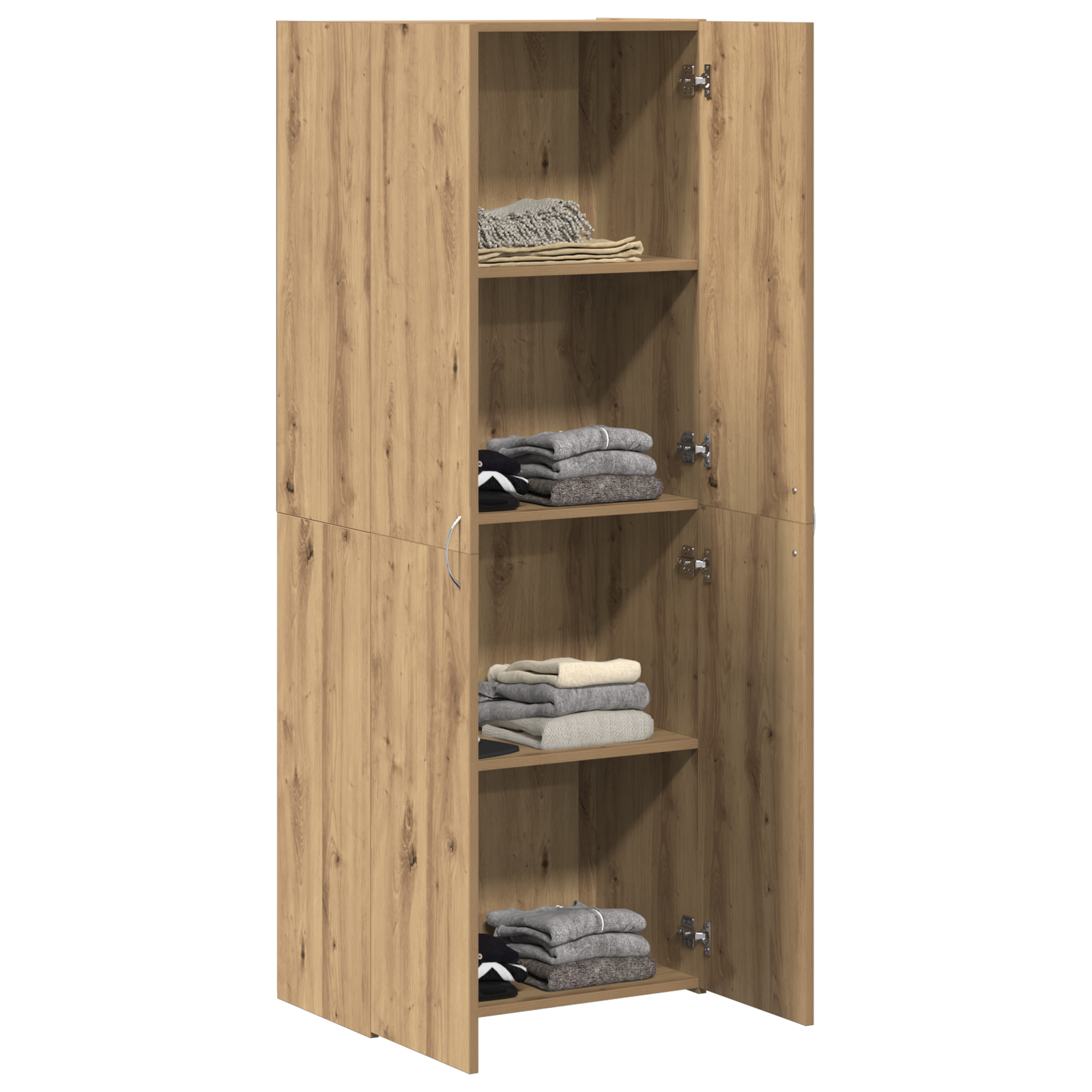 vidaXL Highboard Artisan Eiken 60 x 32 x 153 cm Engineered Wood