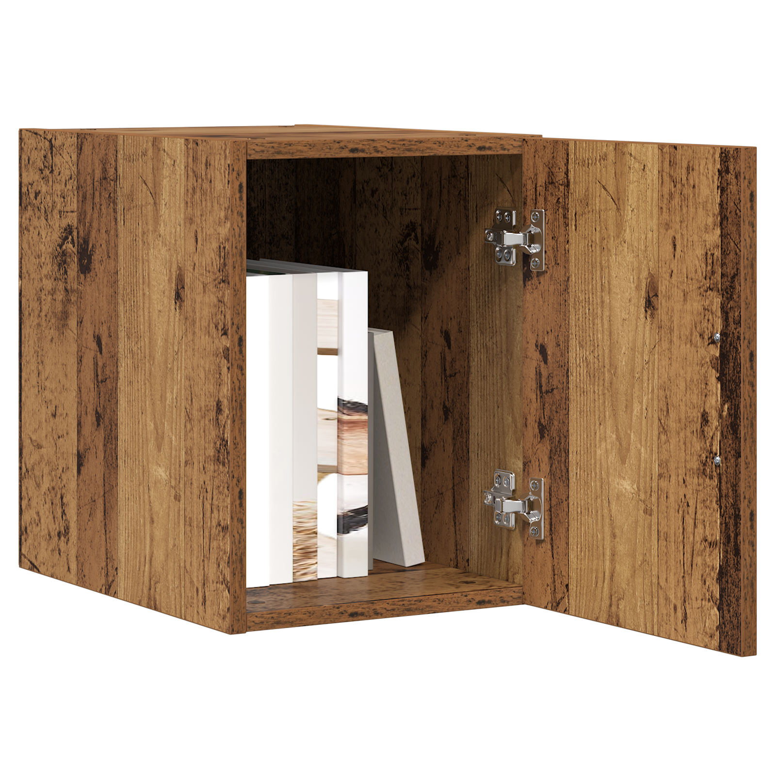 vidaXL Wandkast Oude Hout 30x42,5x40 cm Gelaagd Hout