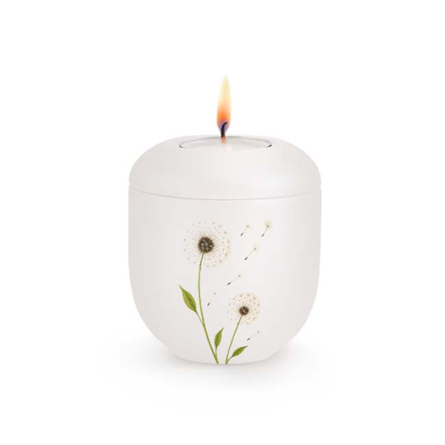 Urnwebshop Florique Waxinelicht Urntje Paardenbloem (0.3 liter)