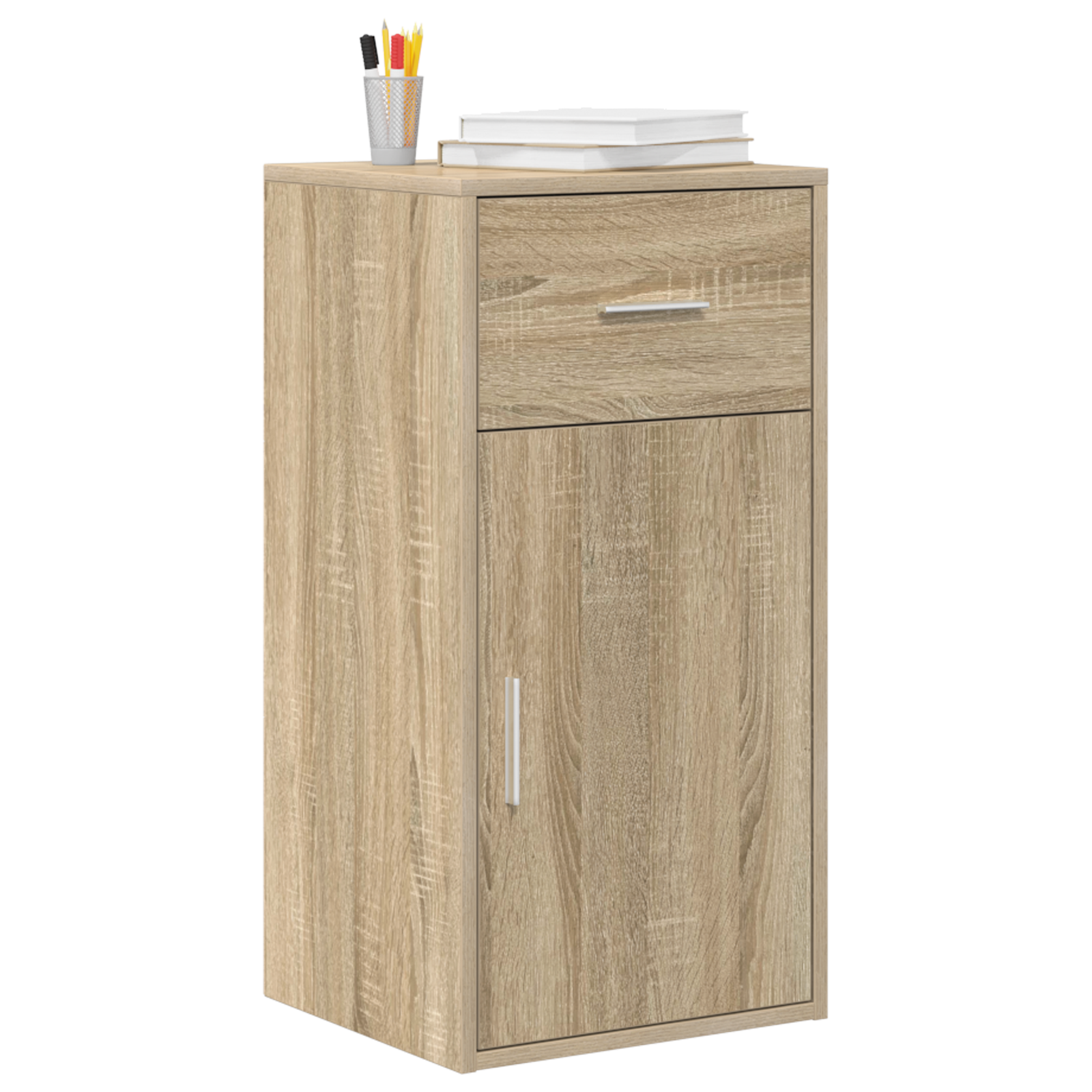 vidaXL Sideboard Sonoma Eiken 38x34,5x75 cm Gemaakt van Hout