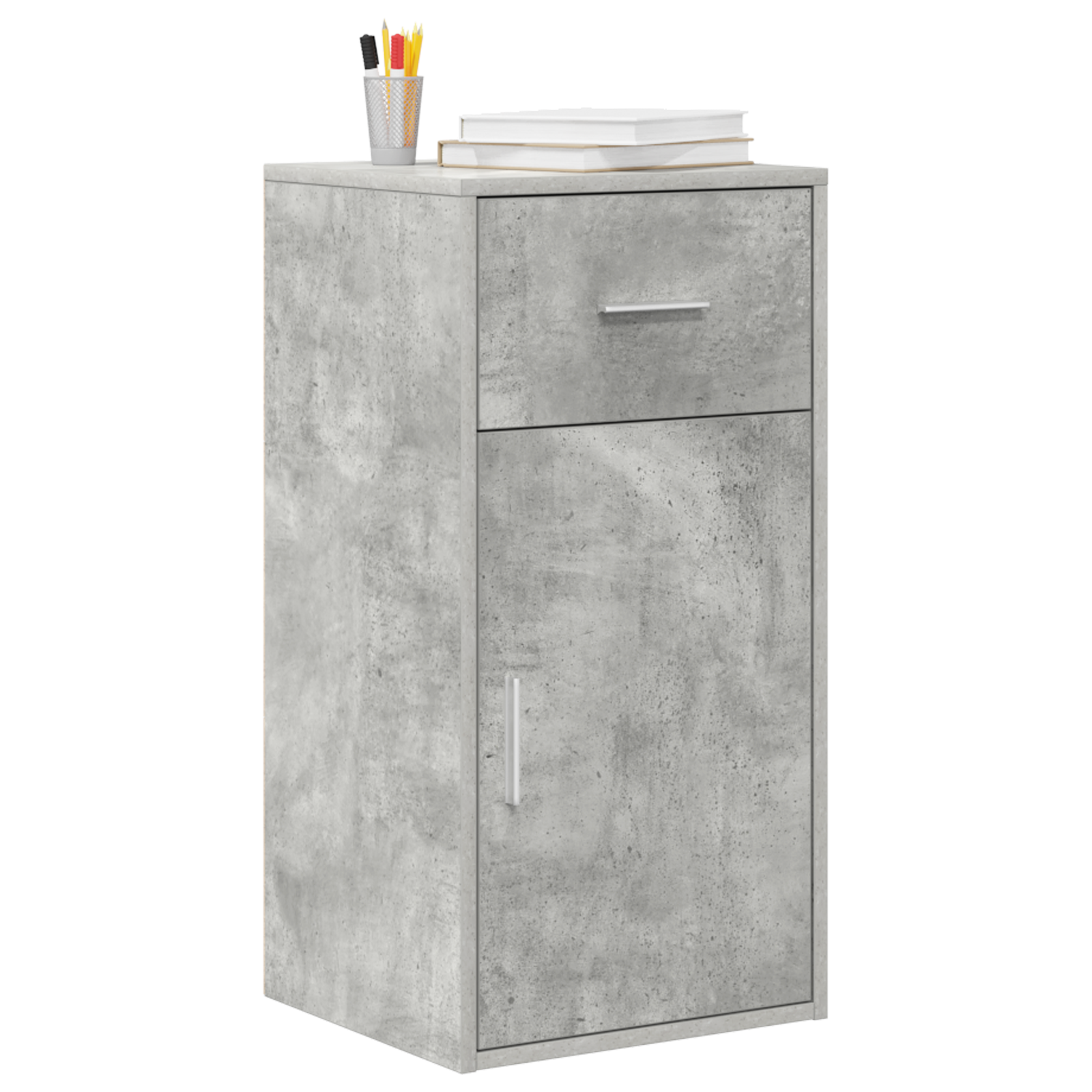 vidaXL Sideboard Betonnen Grijs 38x34,5x75 cm Geengineerd Hout