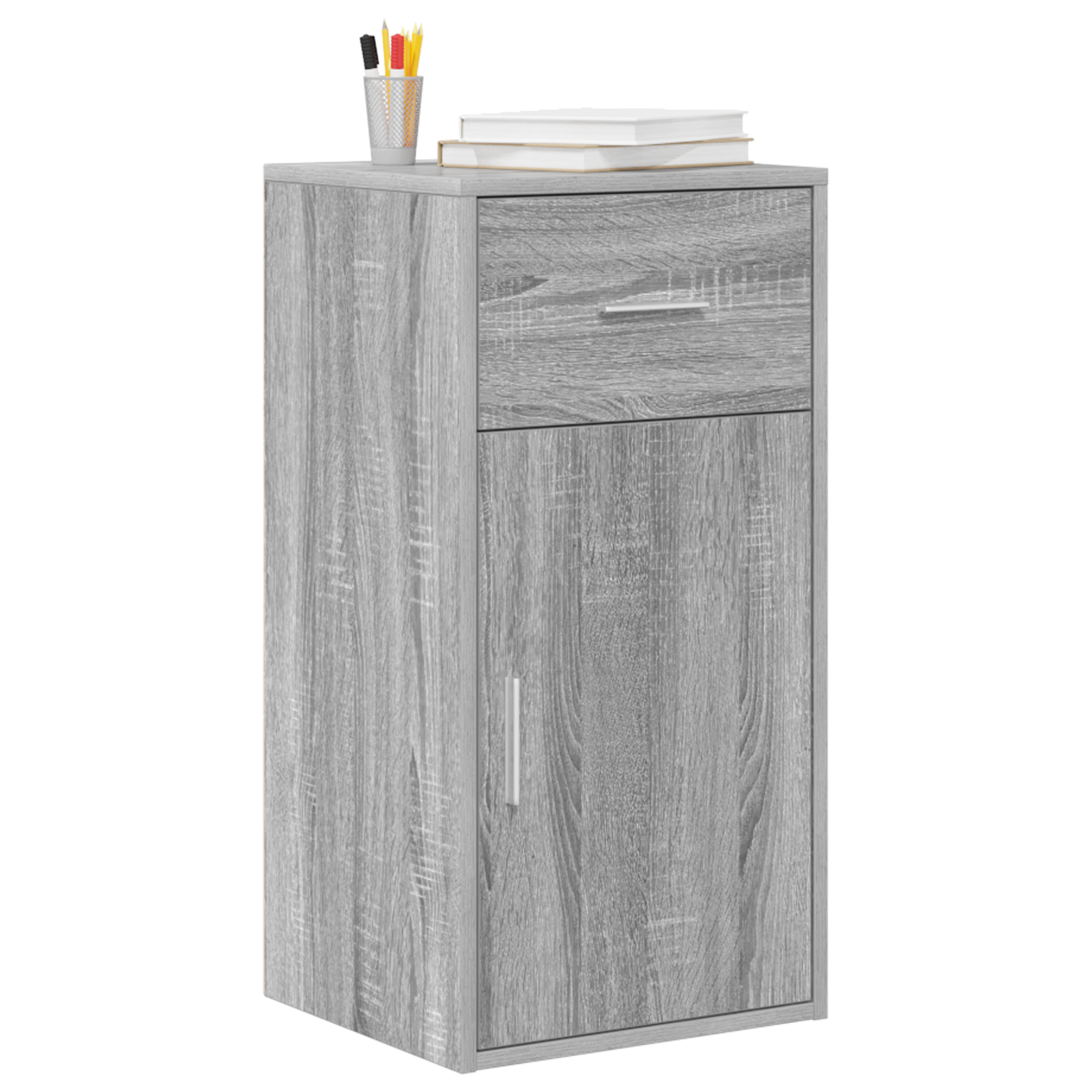 vidaXL Sideboard Grijs Sonoma 38x34,5x75 cm Geëngineerd Hout