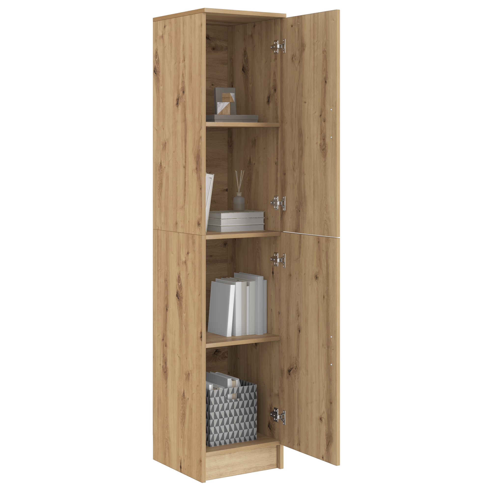 vidaXL Hoge Kast Artisan Eiken 35x39x168 cm Gemaakt van Hout
