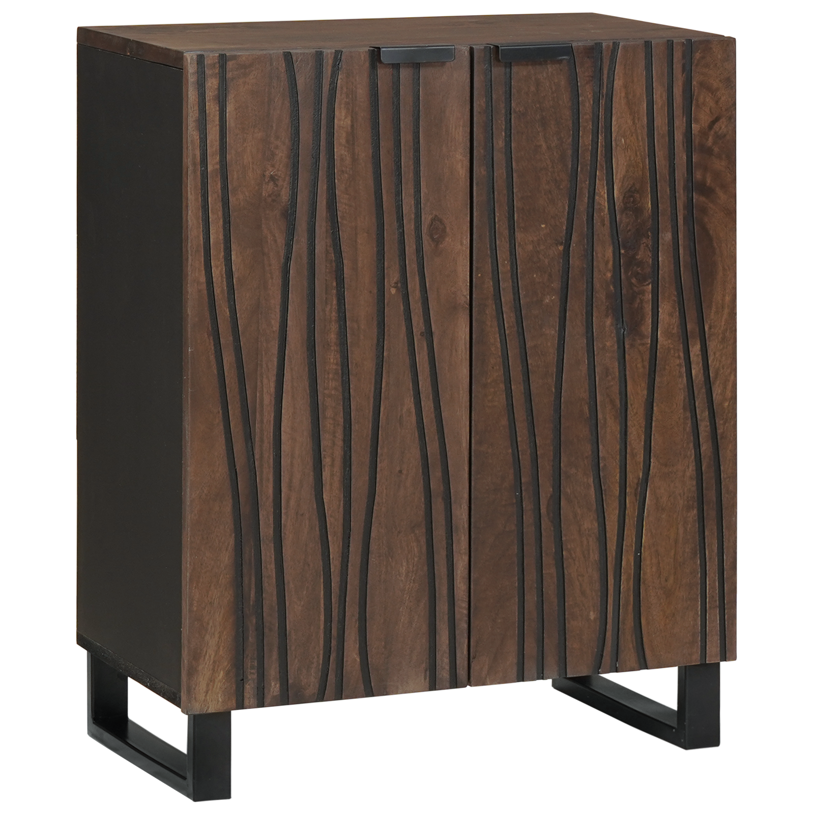 vidaXL Dressoir 60 x 33,5 x 75 cm van Massief Mango Hout