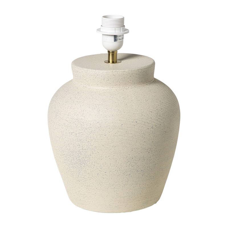 Xenos Lampvoet groot - beige - ø24.5x32 cm