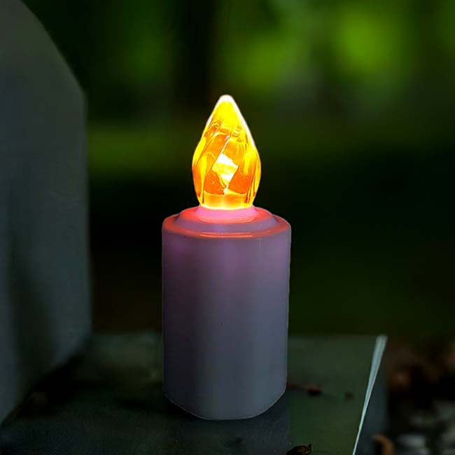 Urnwebshop Waterdichte LED Kaars, Orange Vlam