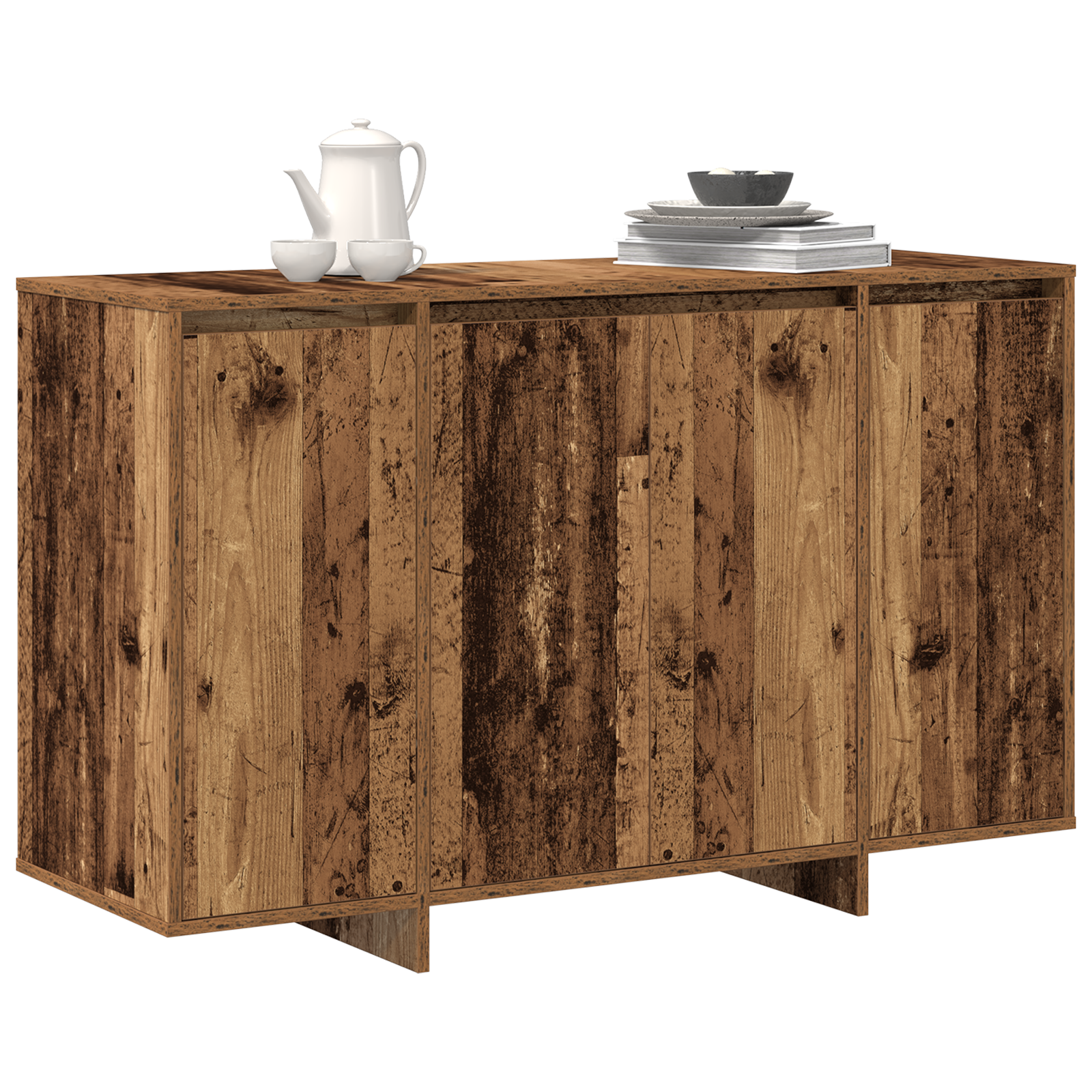vidaXL Dressoir van Oude Hout 120x41x75 cm Gelaagd Hout