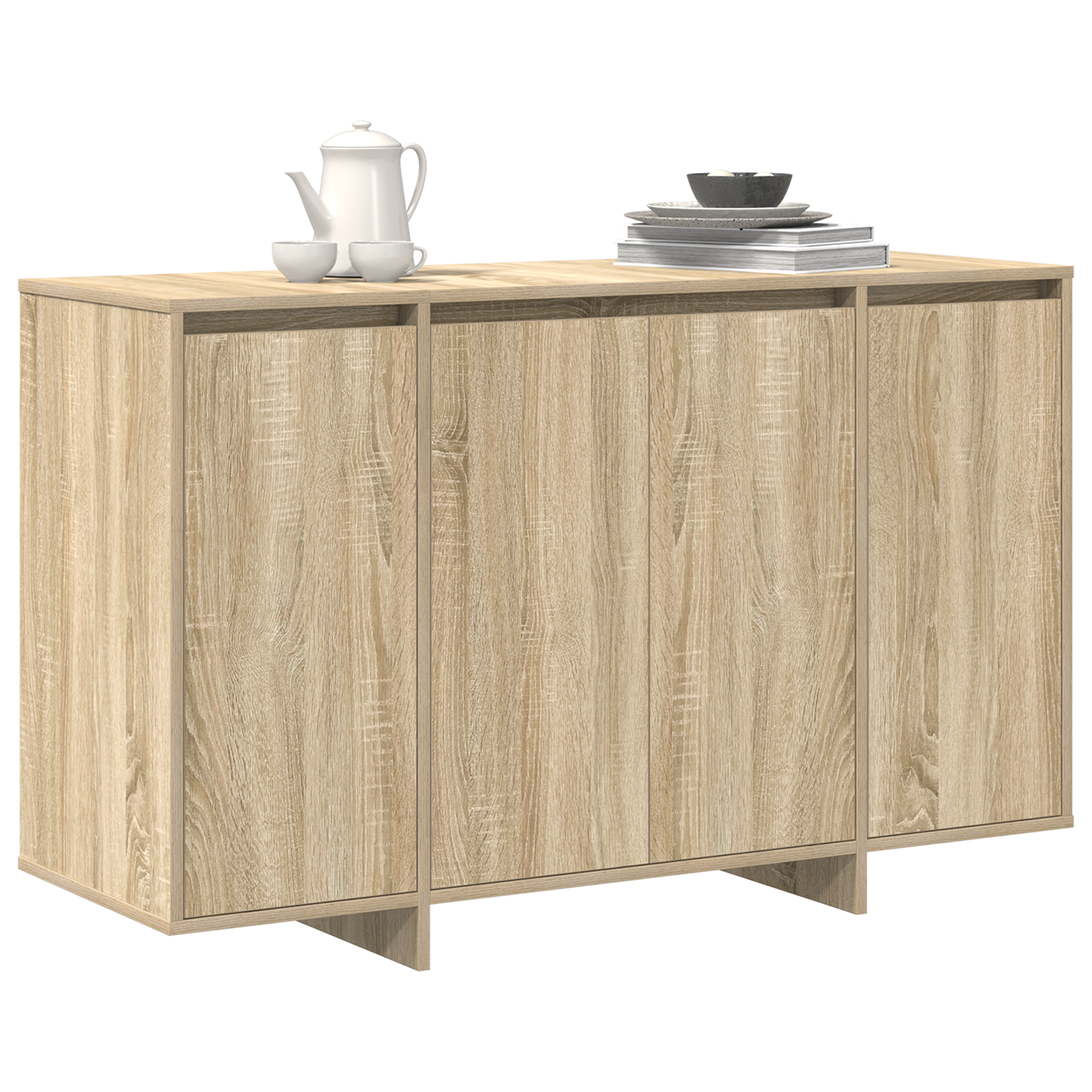 vidaXL Sideboard Sonoma Eik 120x41x75 cm Geengineerd Hout