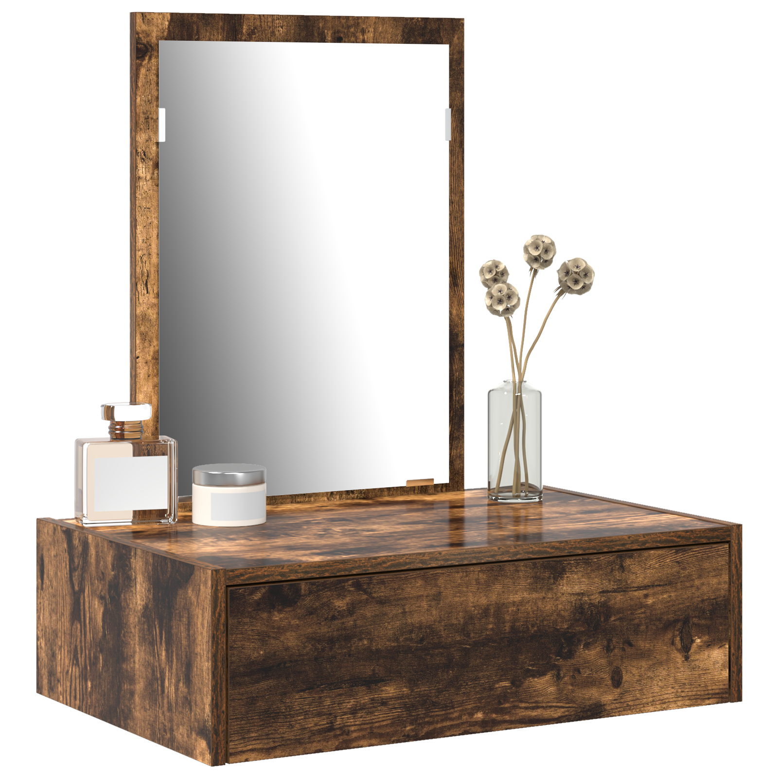 vidaXL Wandgemonteerd Dressoir Gerookt Eiken 60x40x70 cm