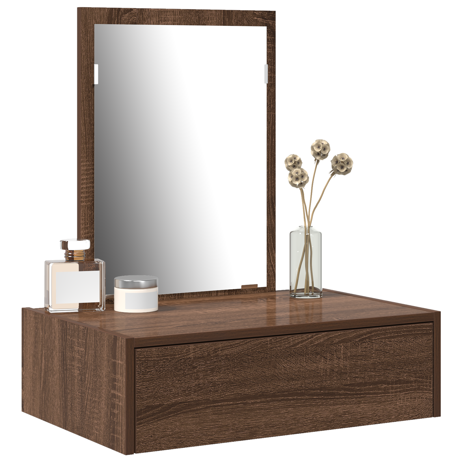vidaXL Wandkast Tafel Bruin Eik 60x40x70 cm