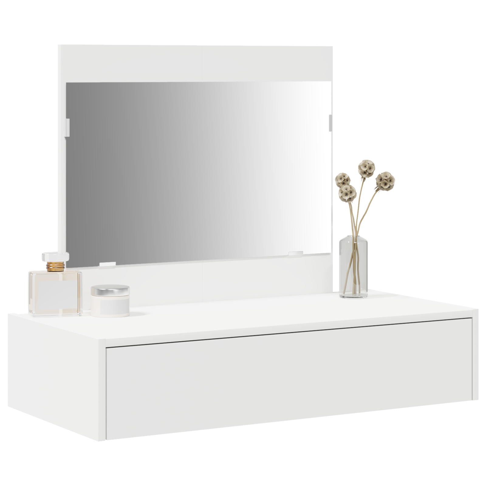 vidaXL Wandkaptafel Wit 83x40x70 cm