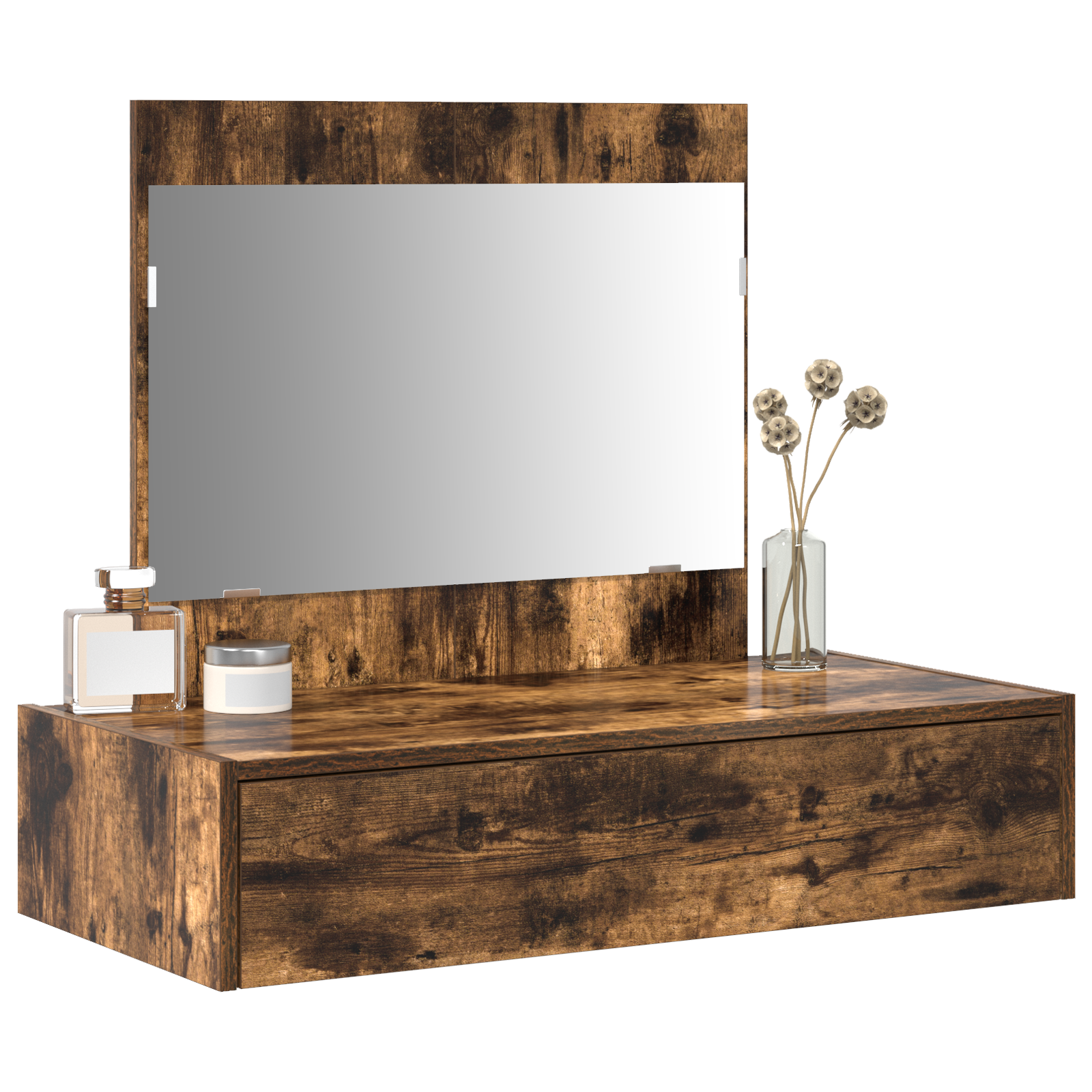 vidaXL Wandkaptafel Rookeik 83x40x70 cm