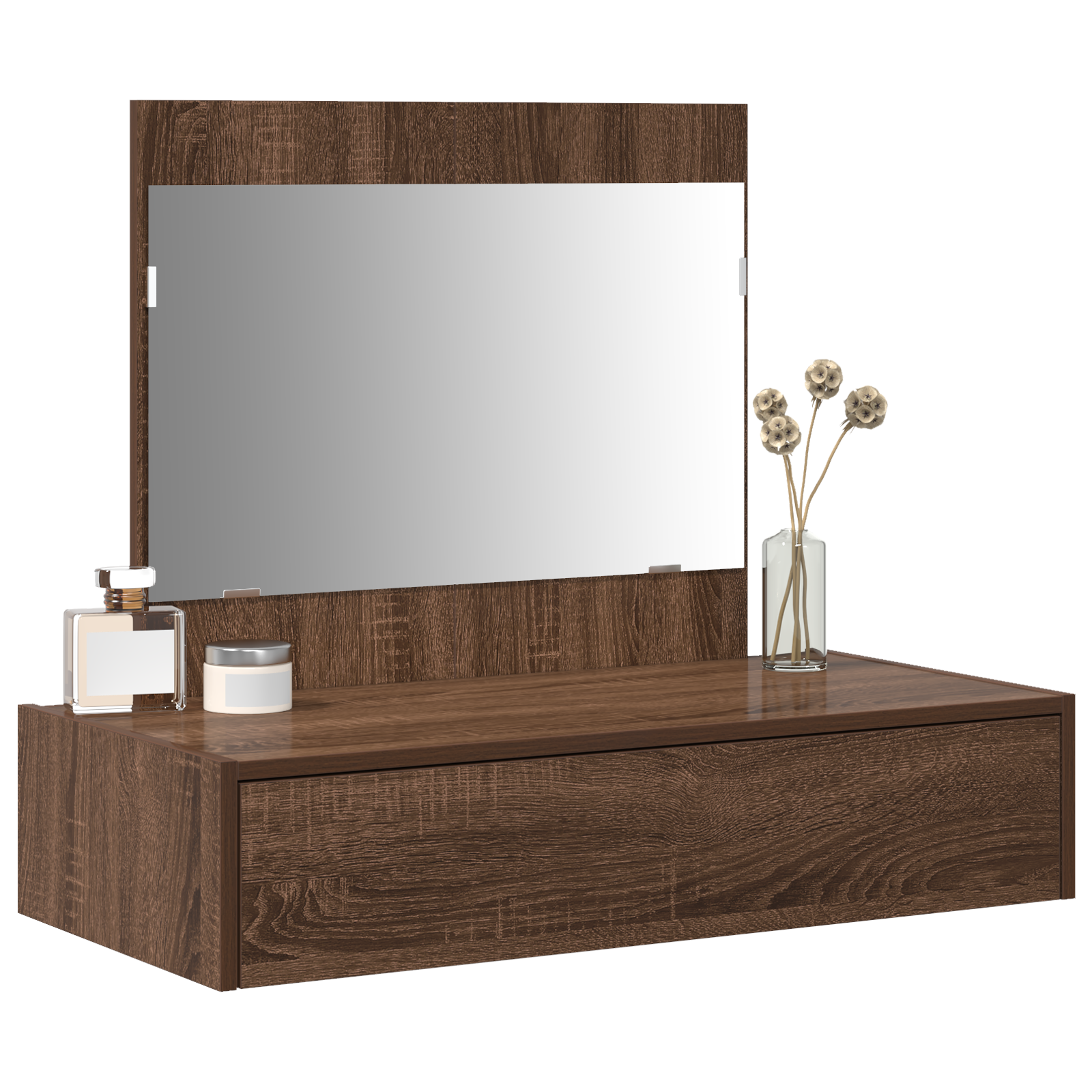 vidaXL Wandkaptafel Bruin Eiken 83x40x70 cm