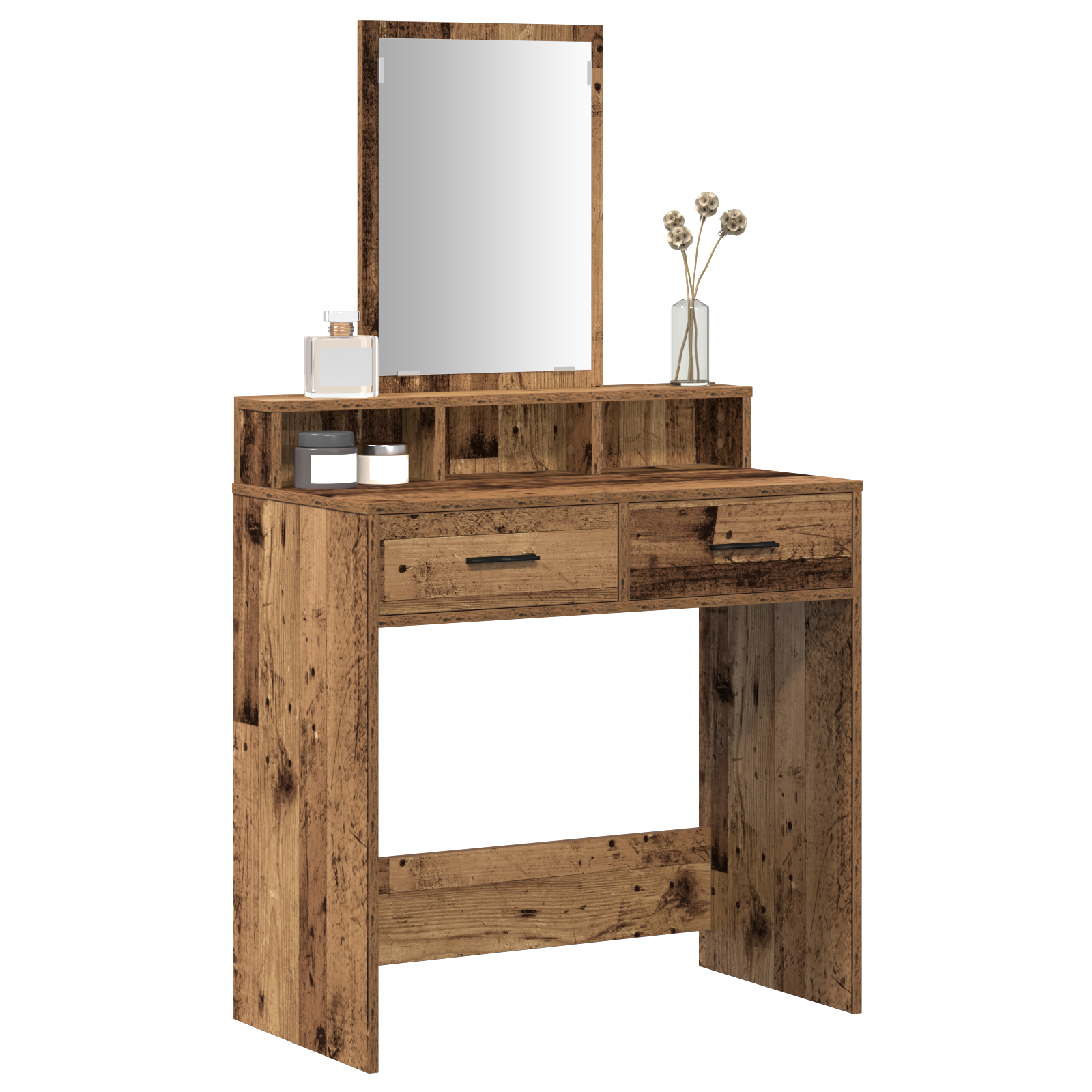 vidaXL Kaptafel met Lades - Vintage Hout 79x41x140 cm