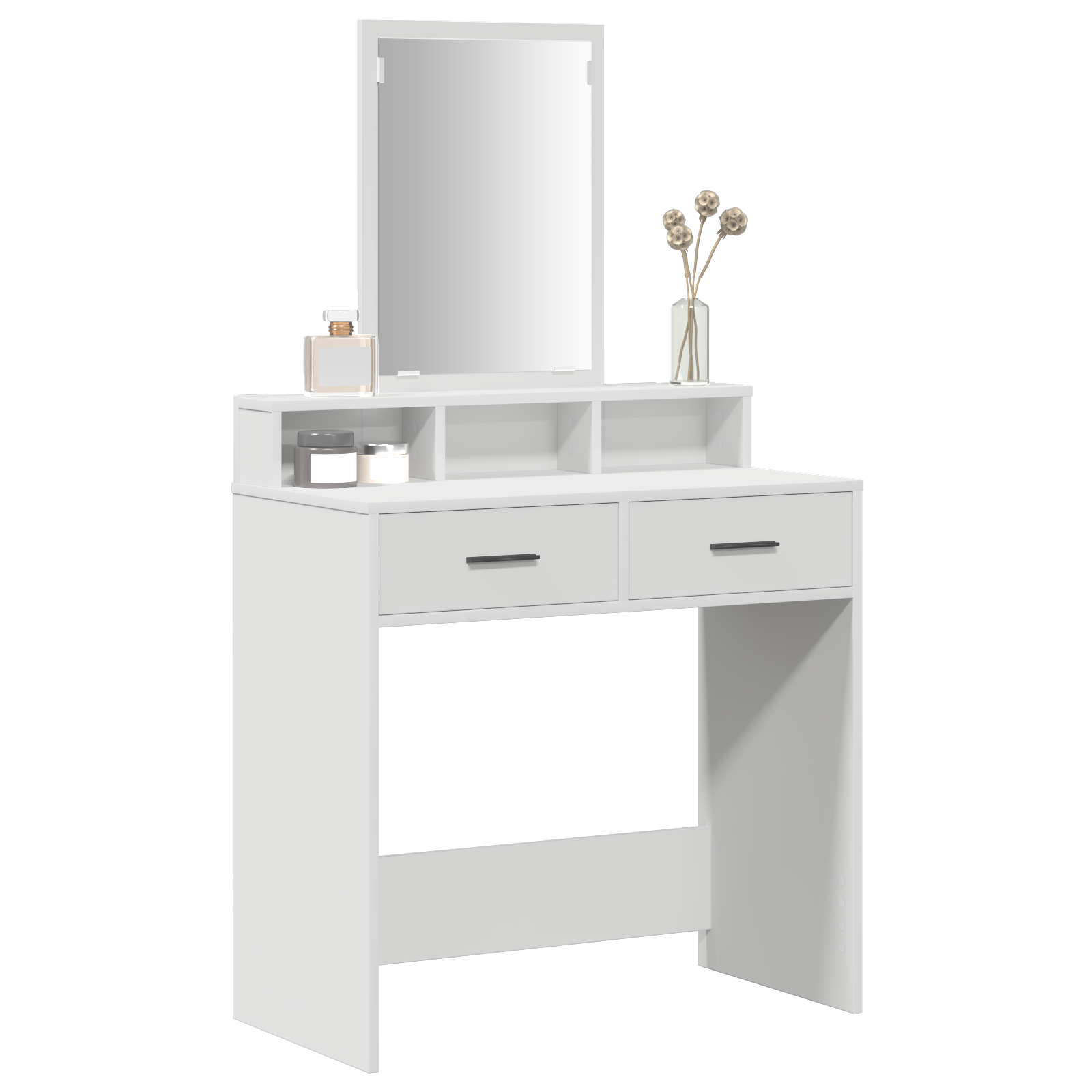 vidaXL Make-uptafel met lades - Wit 79x41x140 cm