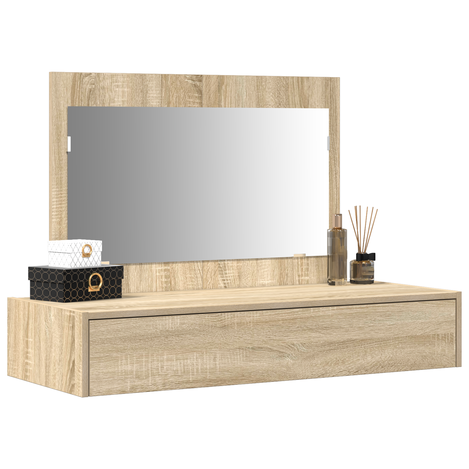 vidaXL Wandkaptafel Sonoma Eik 100x40x70 cm